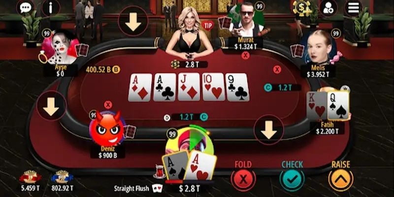 Luật chơi vô cùng đơn giản cho hội viên tham gia sảnh game Poker